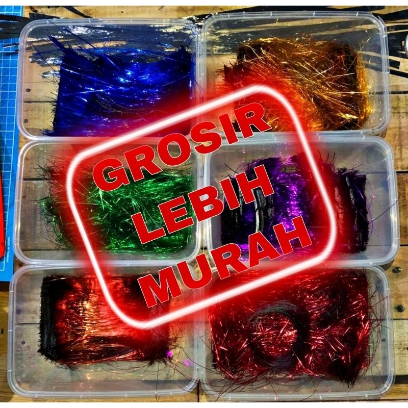 SERAT METALIC CARBON FORGED 100grm || GROSIR