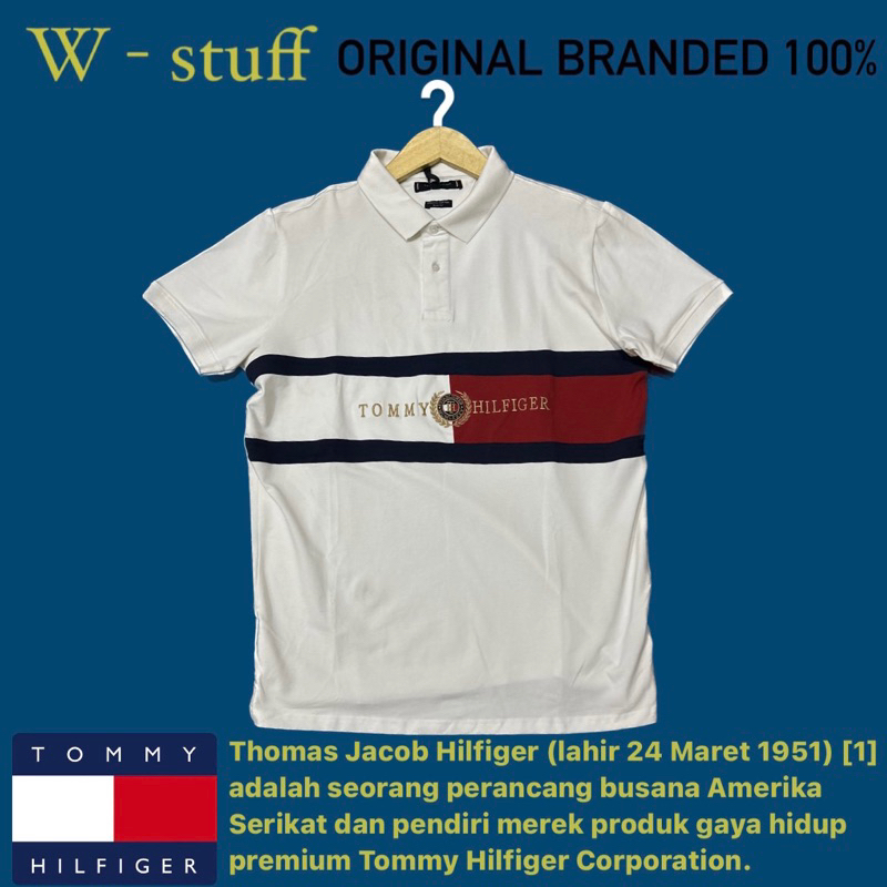 Tommy Hilfiger polo shirt original kaos polo pria
