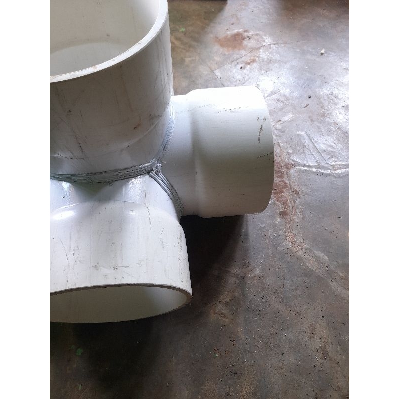 tee 3 way 12 inchi sambungan pipa 12 inc