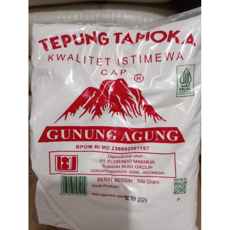 

tepung tapioka cap gunung agung