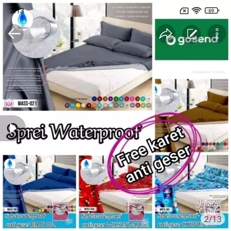 SPREI WATERPROOF 90x200x20,SPREI WATERPROOF 90x200x25