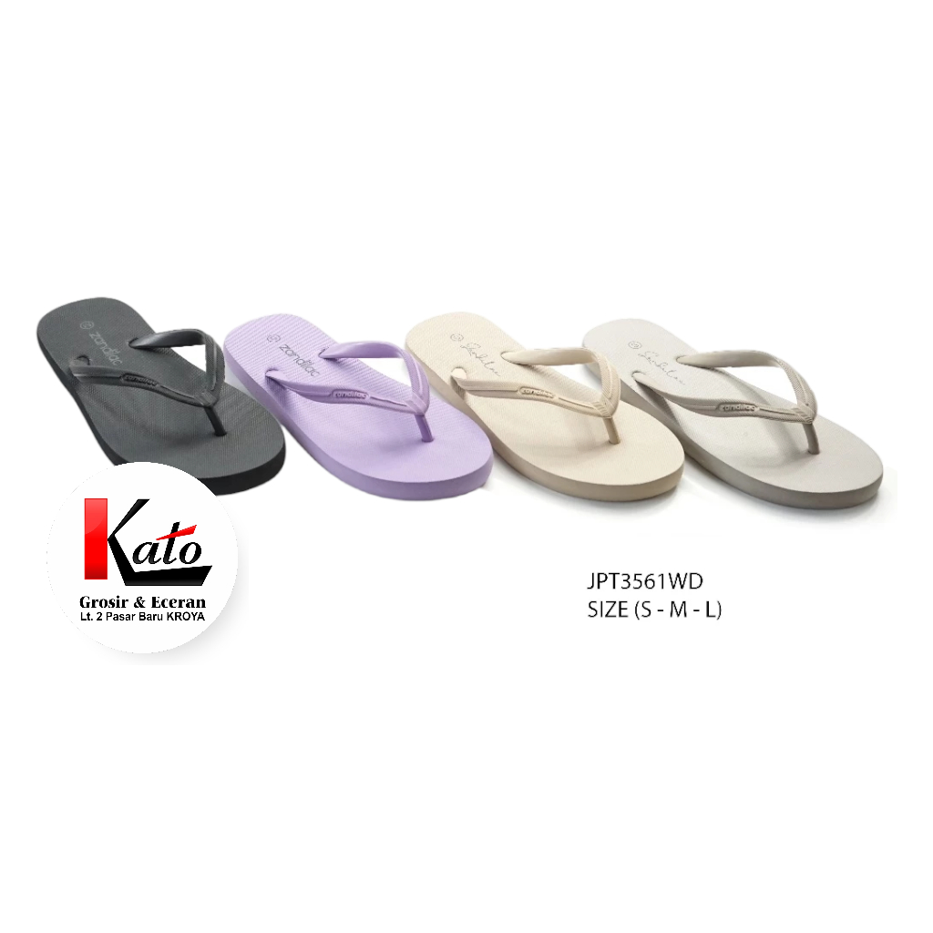 Zandilac Sandal Jepit Wanita JPT3561WD Sandal Hawaii