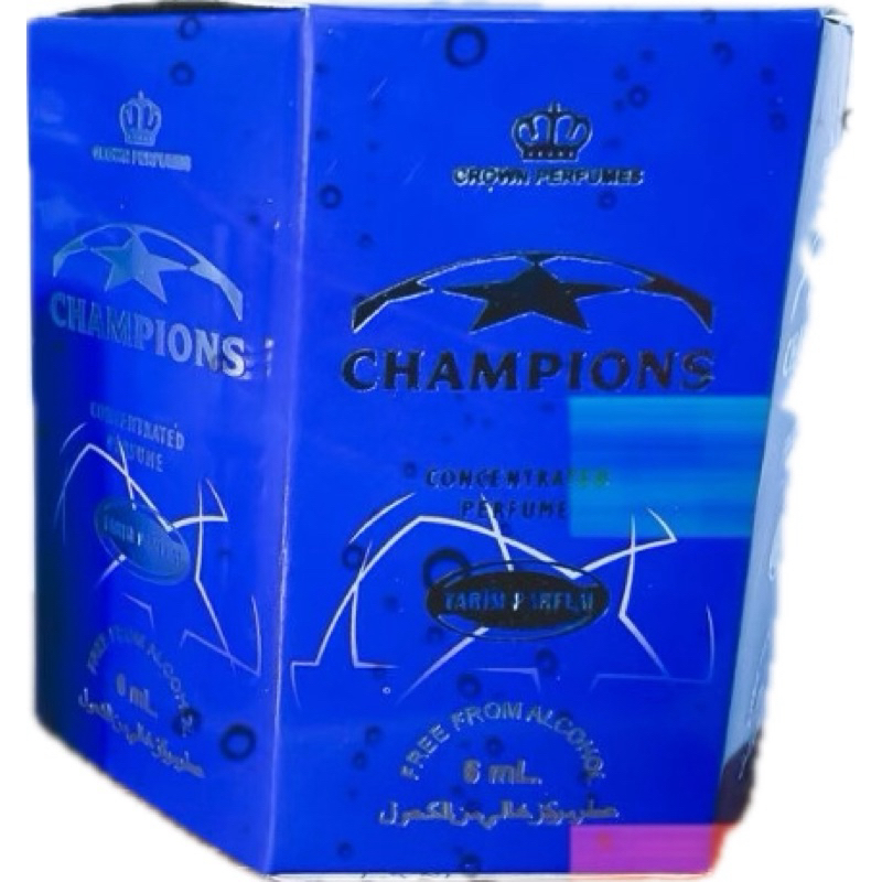 PARFUME TARIM CHAMPIONS 6 ML ROLL ON / TARIM PARFUME FREE ALCOHOL