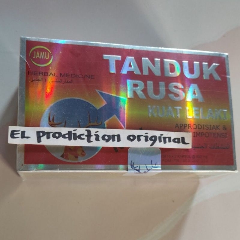 eceran persanchet perbungkus kapsul tanduk rusa, kuat tahan lama, asli original dan berkhasiat ( pri