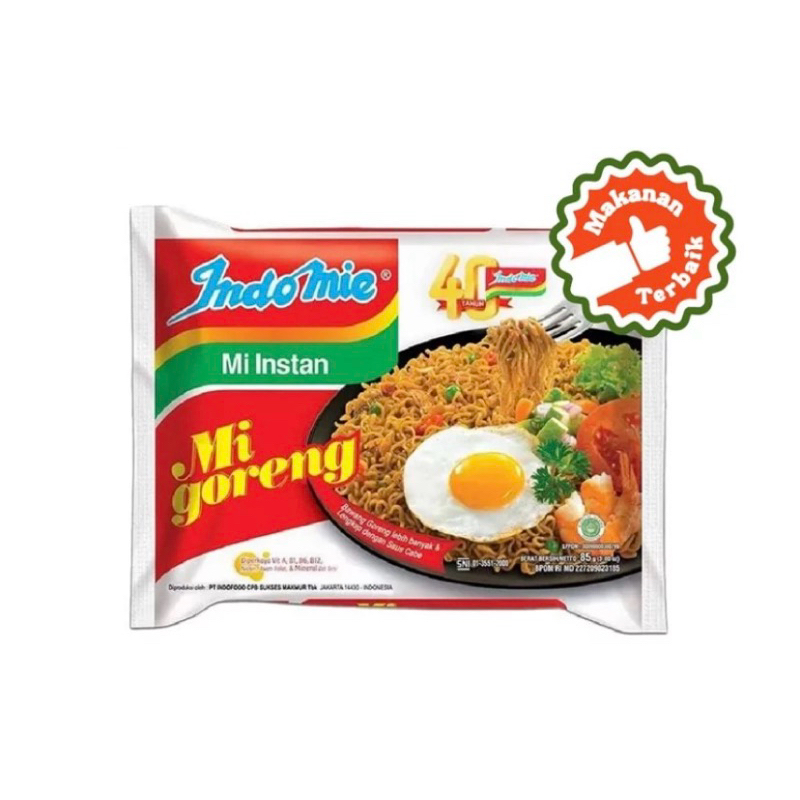 

Indomie Mi Goreng 85gr Mi Instan