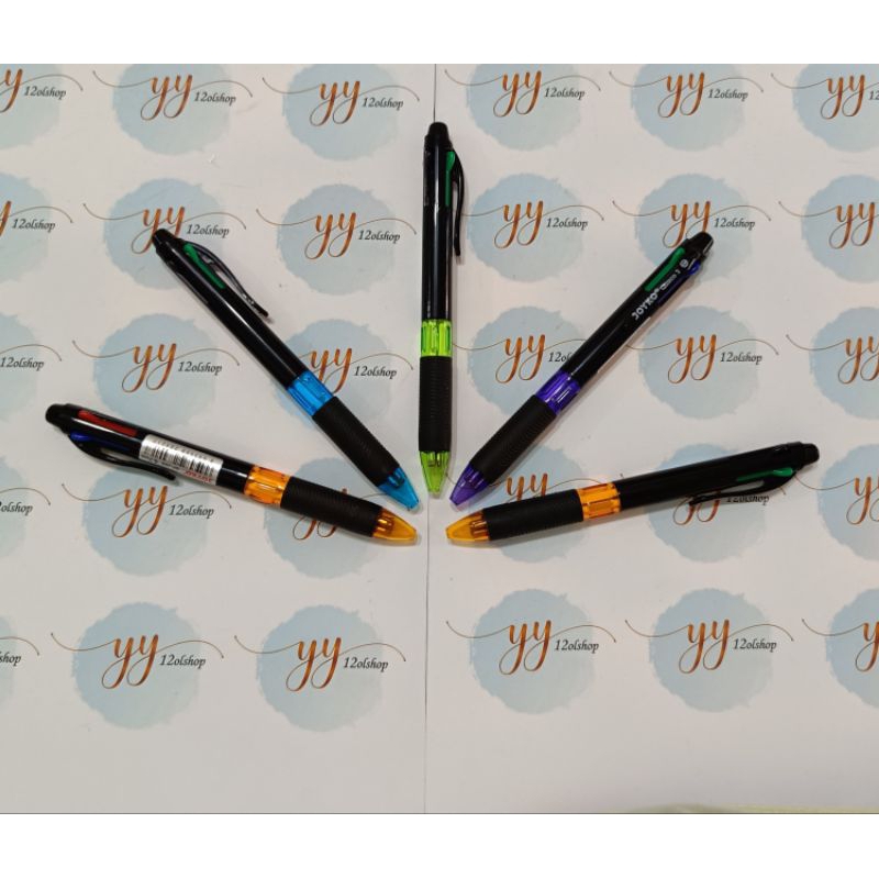 

PENA / PULPEN 4WARNA JOYKO BP288 QUACO 3 SATUAN