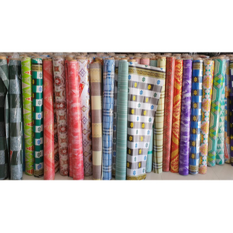 Karpet Vinyl Lantai Taplak Meja makan Plastik Anti Air Kayu Marmer Meteran Lbr 120 Murah di Makassar