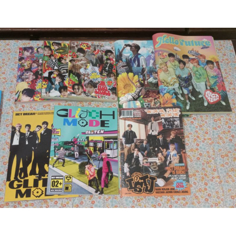 READY STOCK ALBUM HOT SAUCE HELLO FUTURE GLITCH MODE UNSEALED FULLSET PC JENO