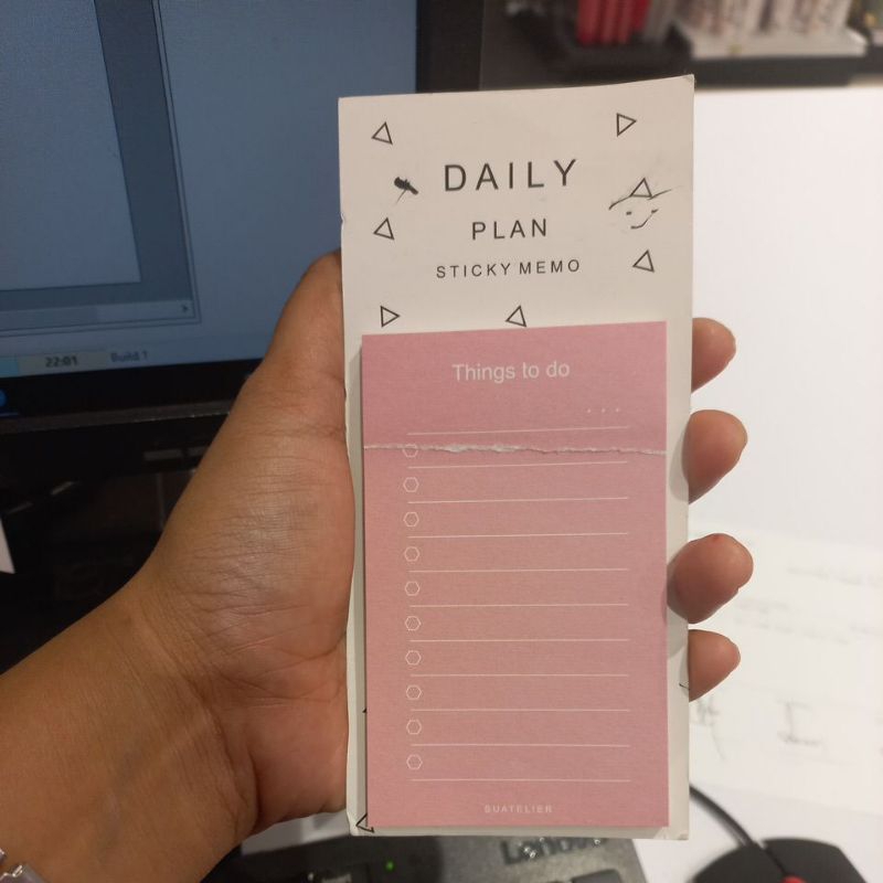 

daily plan memo