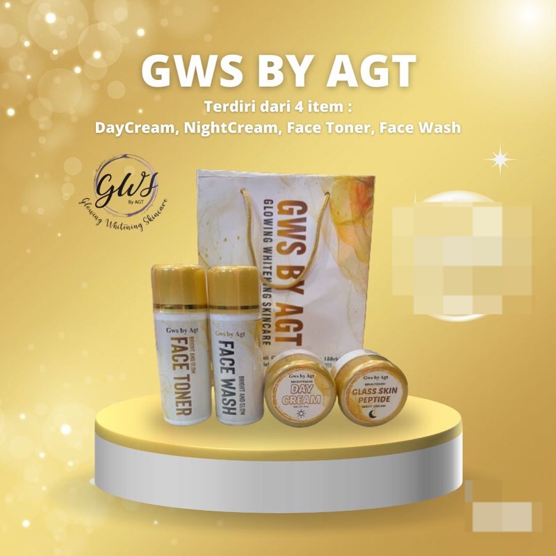 PAKET GWS Skincare JAMIN ORIGINAL / GWS Glowing Whitening Skincare BPOM
