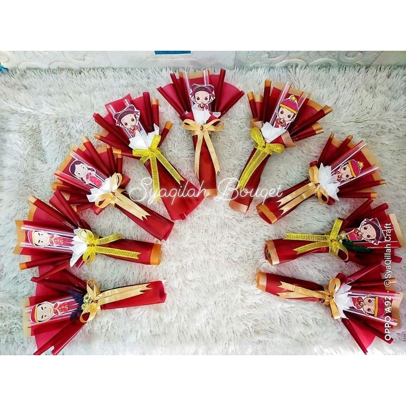 

ampau buket mini kosongan isi 2 slot ,spesial imLek