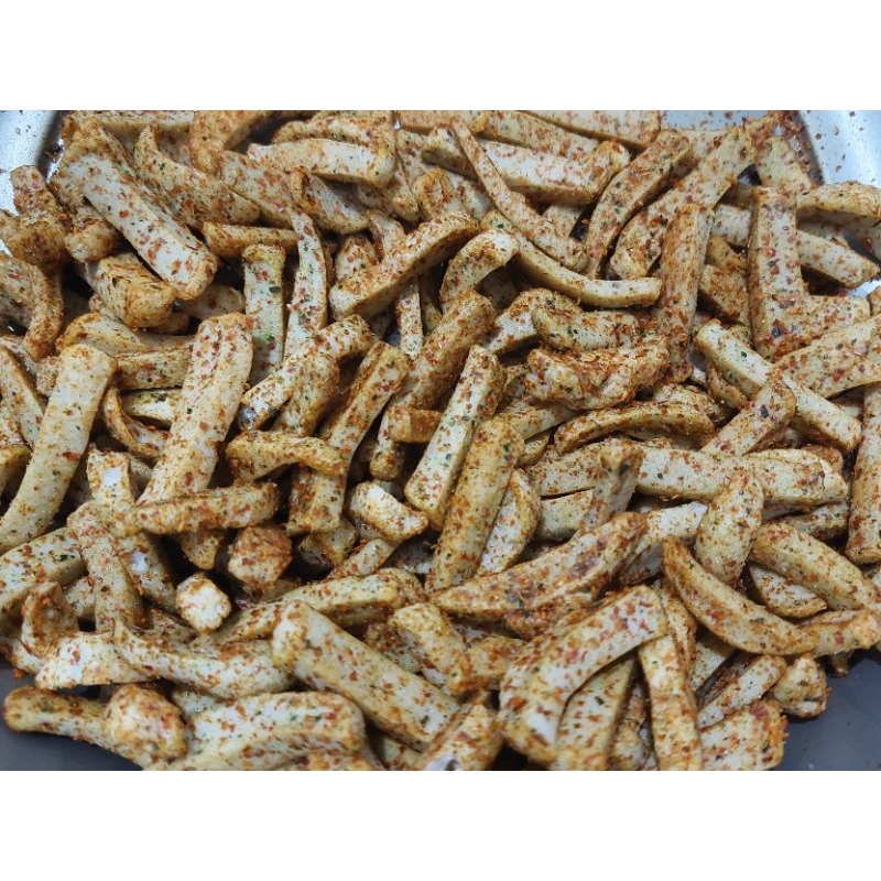 

Basreng kemasan 1kg Rasa Original/Original daun jeruk/Pedas / Pedas daun Jeruk