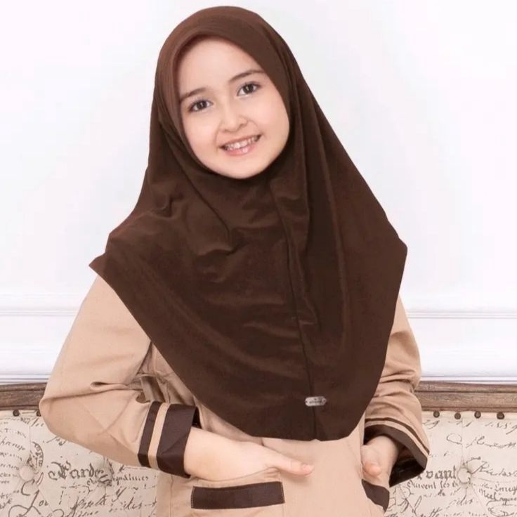 Big Surprise  Hijab anak sekolah HAMIDAH jersey premium  Jilbab bergo hamidah anak  jilbab sekolah s