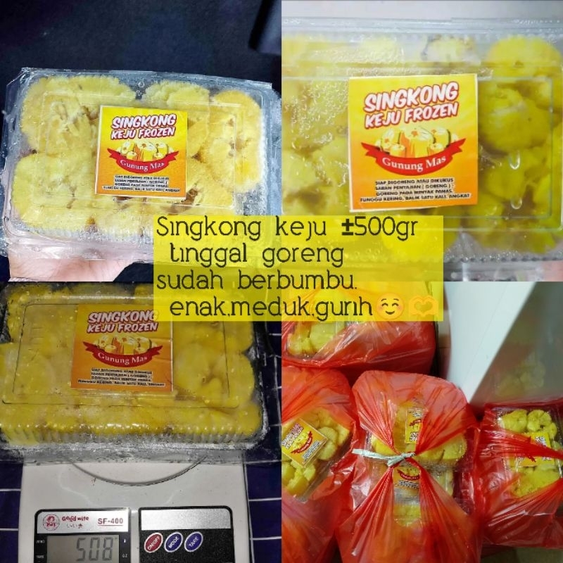 

SINGKONG KEJU FROZEN PRAKTIS TINGGAL GORENG GURIH ENAK