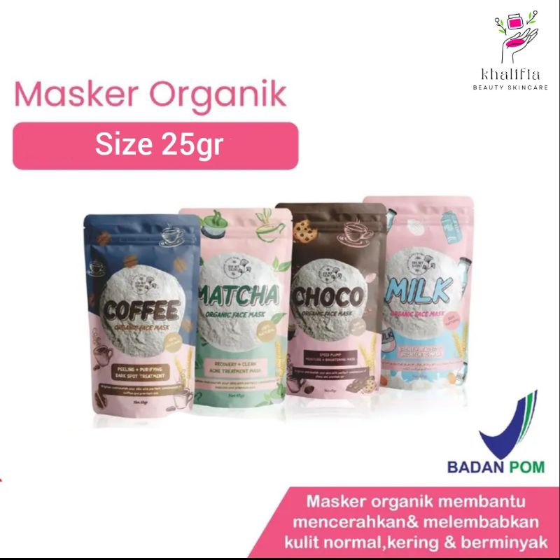 Masker Organik Oh My Skin kemasan Minisize 25gr Termurah Free Gift