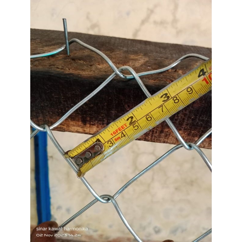 Kawat Harmonika Galvanis 2.1mm lub 6,5cm 2x25m