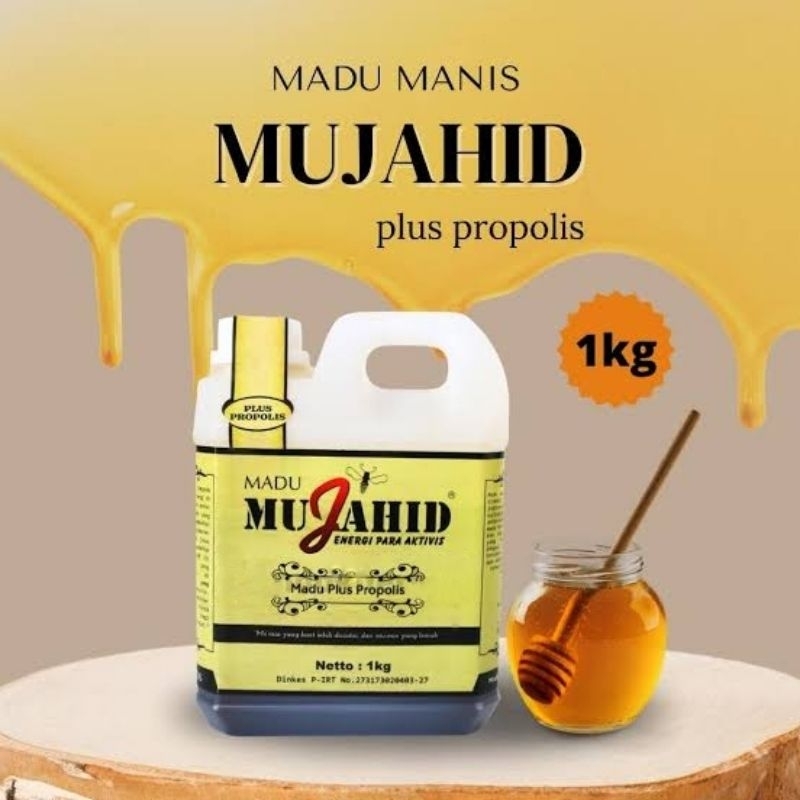 

Madu Mujahid 1kg Madu plus Propolis