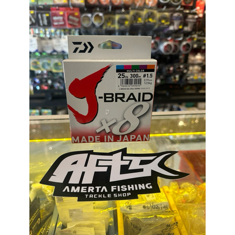 SENAR PANCING / PE BRAID DAIWA J BRAID X8 MULTICOLOUR