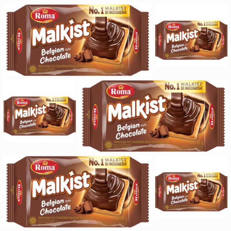 

Roma Malkist Biskuit Belgian Style Chocolate 90 Gr