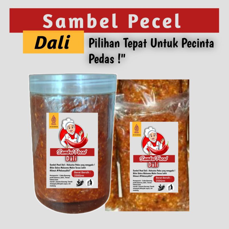 

Sambel pecel pedas ,Sambel Dalipedas,