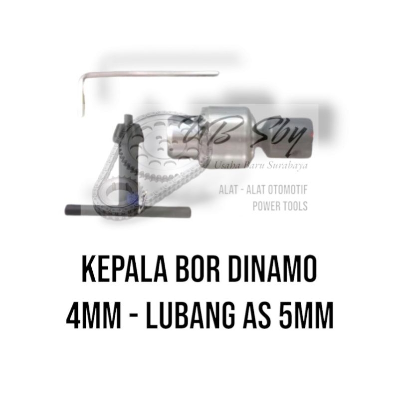 Kepala Bor Dinamo 4mm As 5mm