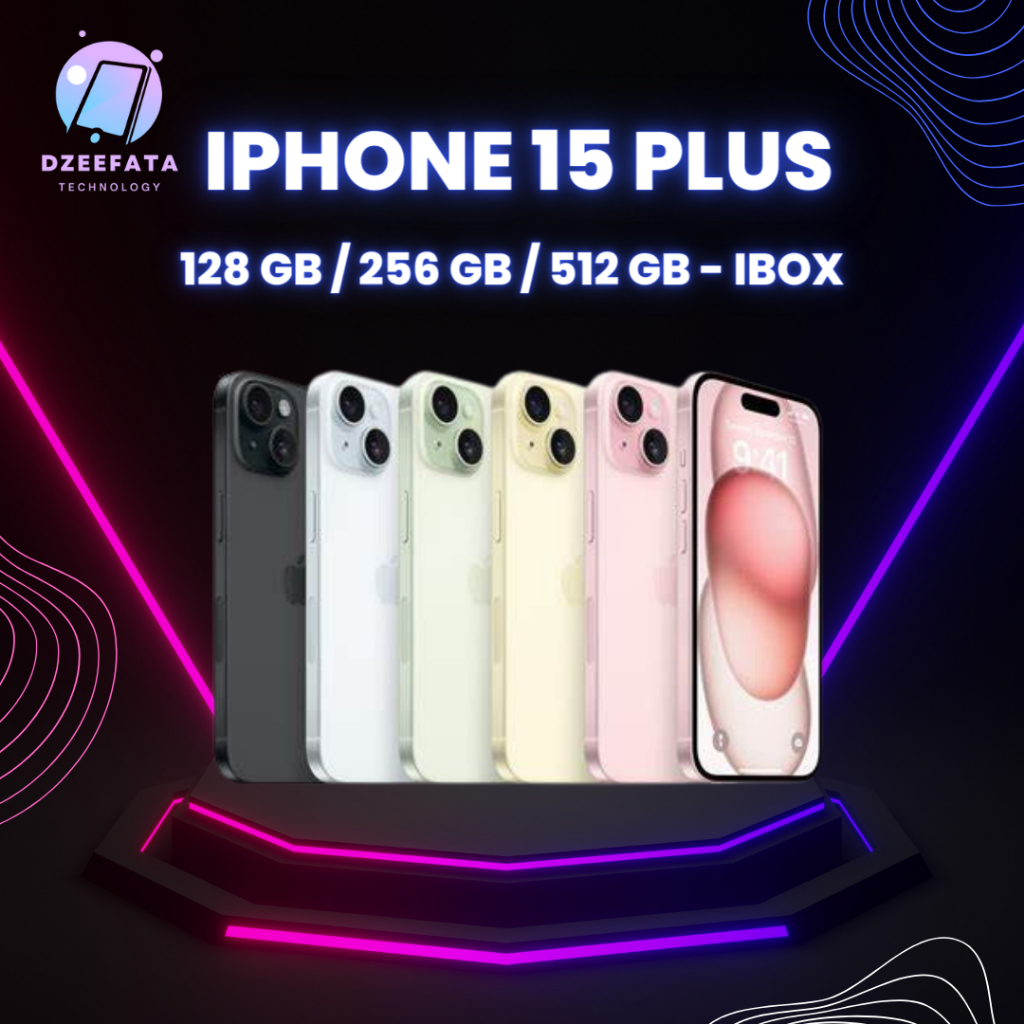 IPHONE 15 PLUS GARANSI IBOX BRAND NEW SEGEL 128GB / 256GB / 512GB 128 256 512 GB IP15+