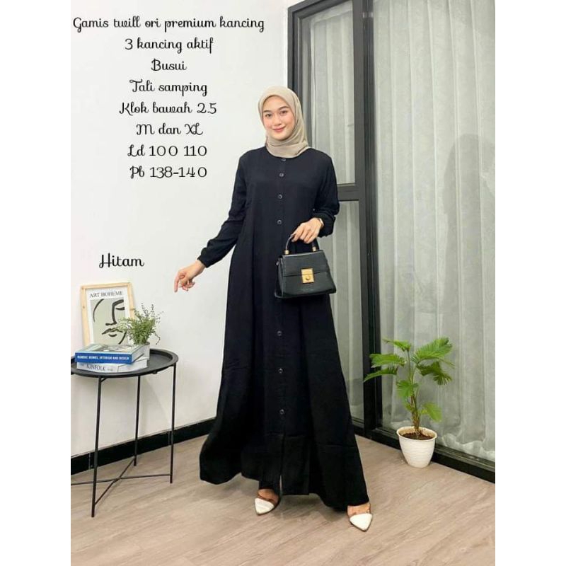 GAMIS RAYON TWILL KANCING BUSUI