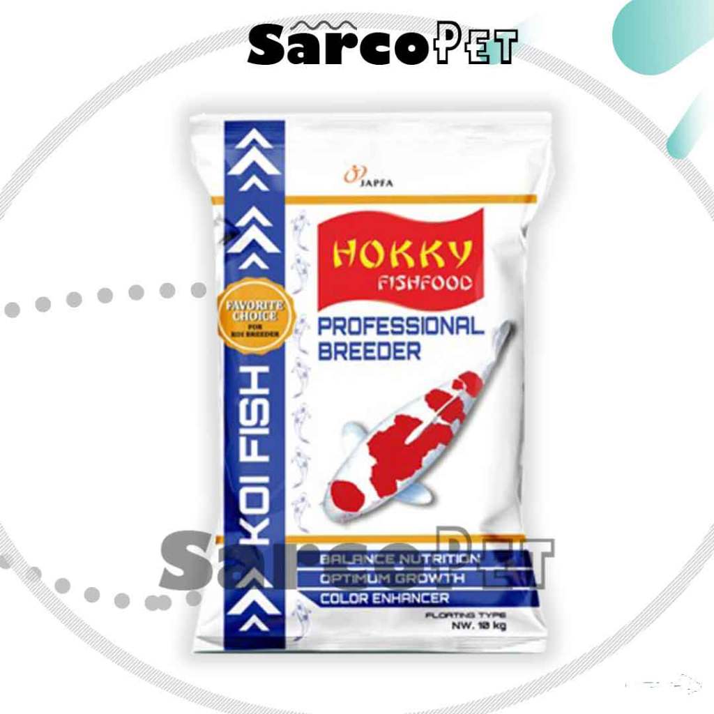 Hokky 10kg Profesional Breeder  Makanan Ikan Koi