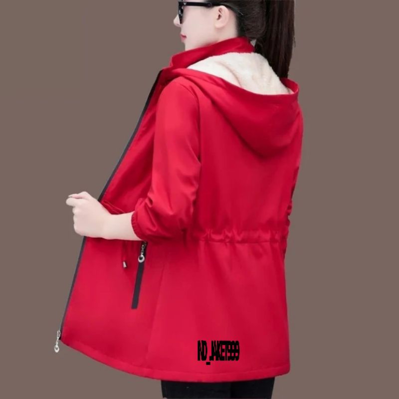 jaket Mantel bulu wanita/ jaket musim salju wanita