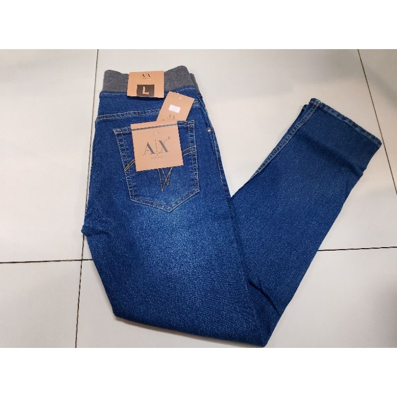 CELANA PANJANG JEANS RIB AX HOUSE M/3XL