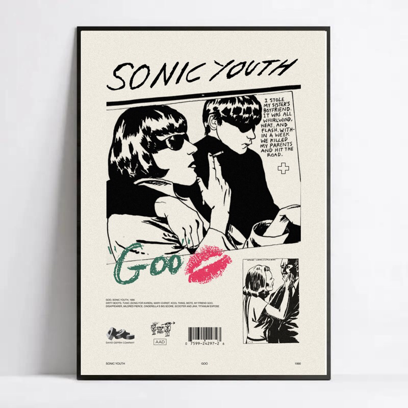 Poster Frame - Sonic Youth - Goo