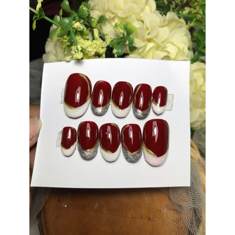 NAILARTBYME.1 | KUKU PALSU FREE LEM KUKU 12PCS / WEDDING NAIL ART / NAIL POLISH / NAIL ART SIMPLE / 