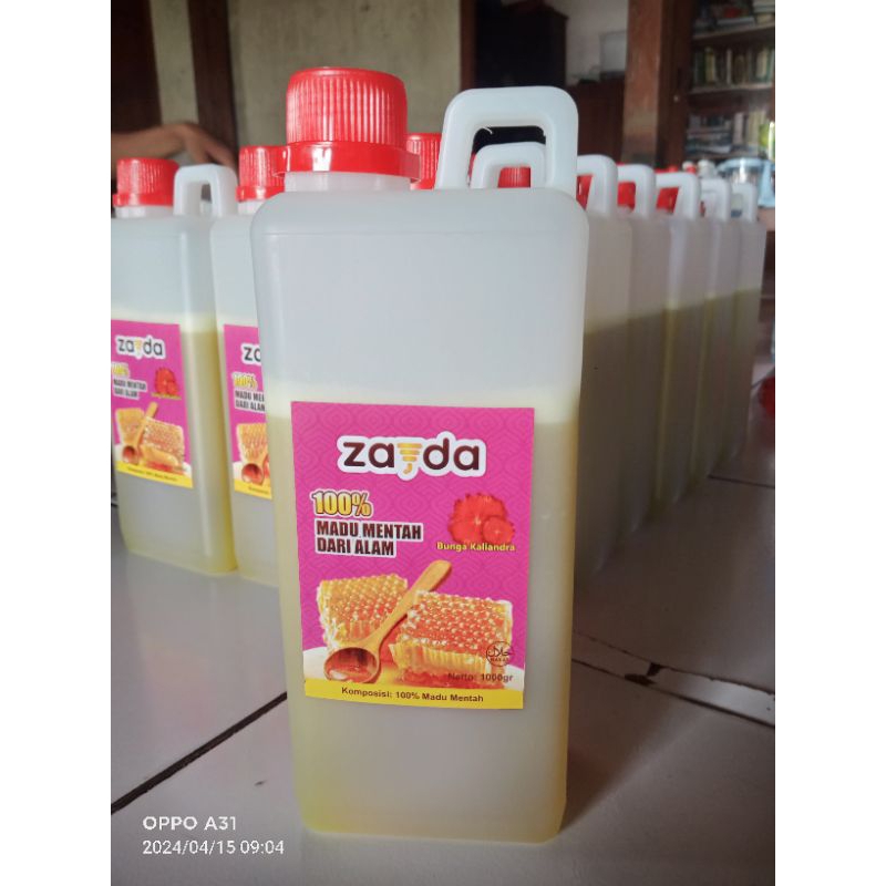 

madu murni dari bunga Kaliandra