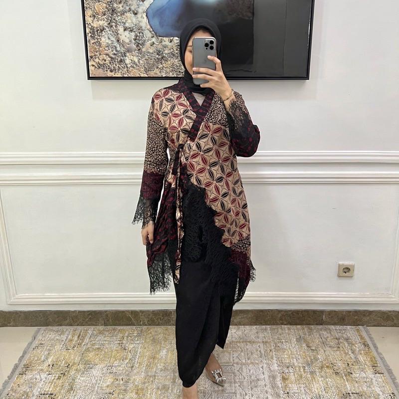 Kartinis Label - Arumi Series - Set Rok Batik Viscose Wanita Modern