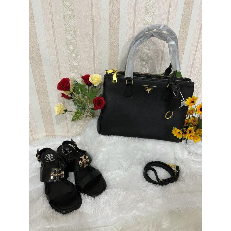 Top Handle Bag Wanita - Prada Bag