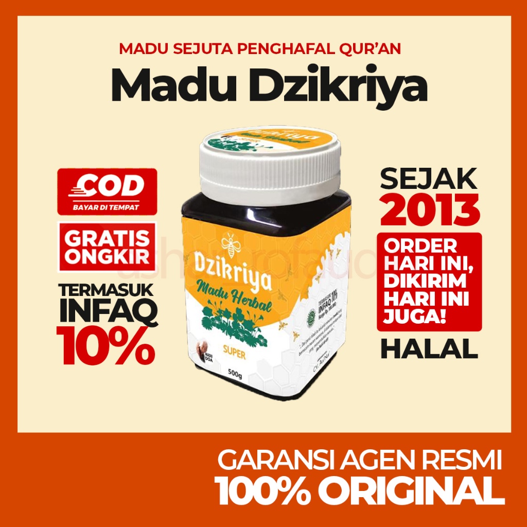 

DZIKRIYA madu Herbal Super 500Gr ORIGINAL