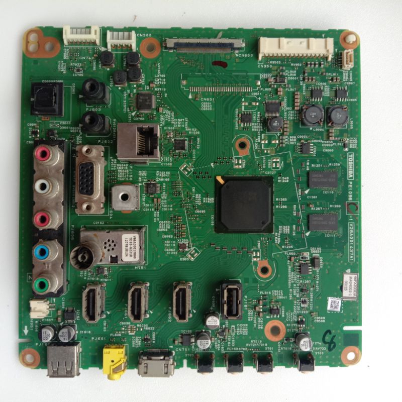 mb mobo mainboard mouterboar module mesin tv TOSHIBA 46PX200EJ original copotan test