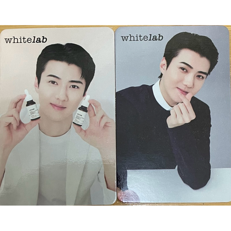 Photocard Sehun X Whitelab