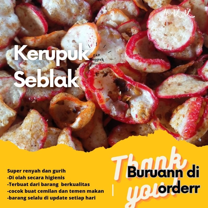 

kerupuk seblak 250g//camilan murah/snack kiloan, kerupuk pedas,camilan murah