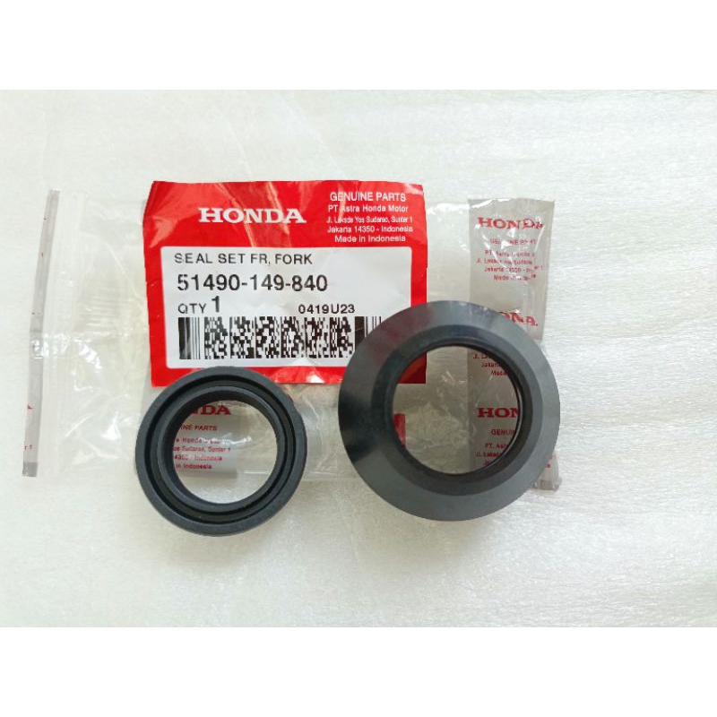 SEAL FORK SEAL SHOCK DEPAN SIL SHOCK DEPAN HONDA WIN 100 GL MAX GL 100 ORIGINAL
