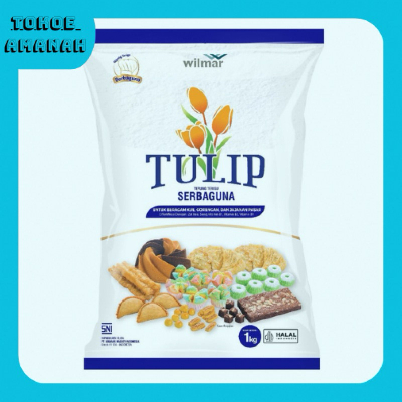 

Tepung Terigu Serbaguna Tulip 1kg
