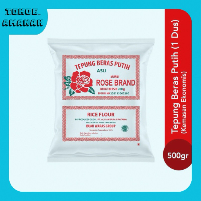 

Tepung Beras Rose Brand 500 Gram
