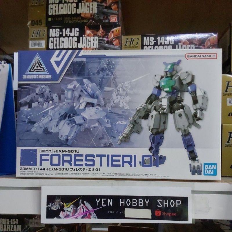 GUNDAM 30MM FORESTIERI 01 / 63710 [ORIGINAL BANDAI]