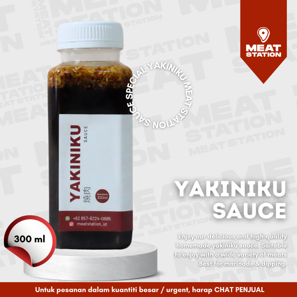 

Artisanal Premium YAKINIKU Sauce / Bumbu Marinasi dan Dipping / Bumbu Teriyaki Premium Halal