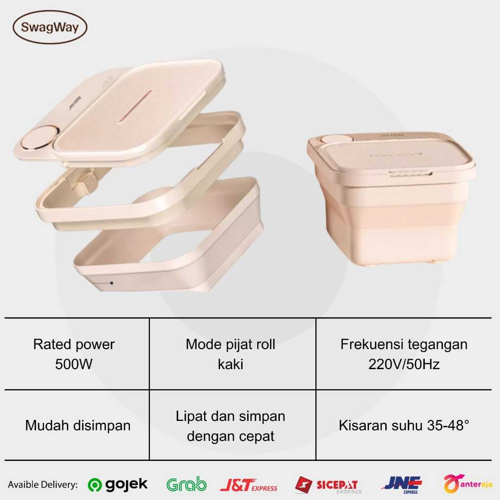 Pota COD Alat Pijat Kaki Elektrik Rendam Foot Spa Massage Electric Terapi Rendaman Kaki Hangat