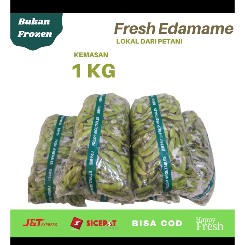 

Kacang Kedelai Edamame Jepang 1 KG Asli Original FRESH