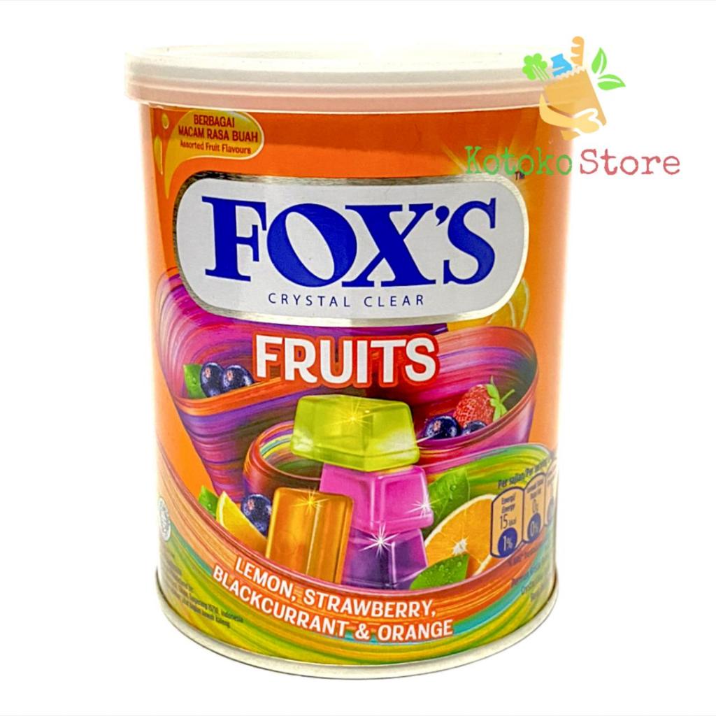 

Fox's Fruits Tin / Permen Foxs Mix Fruits / Permen Fox Kaleng 180gr