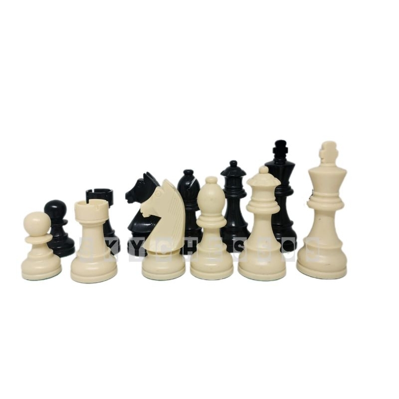 Bidak Catur Plastik Cina model DGT ( Dobel Menteri)