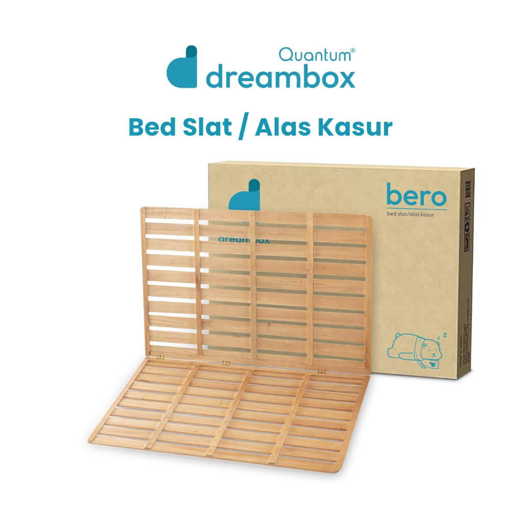 Quantum Dreambox Bero Tempat Tidur / Divan Alas Kasur / Bed Slat / Dipan Kayu Minimalis