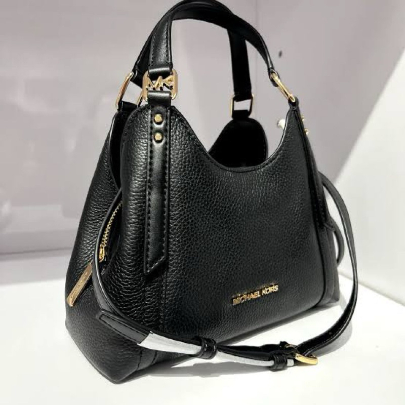 Michael kors arlo xs xtra small black pebble leather